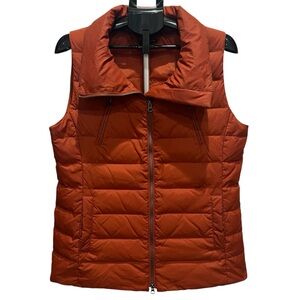 Eileen Fisher Women’s Burnt Orange Down Puffer Vest Size Medium